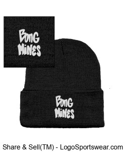Bong Mines classic long-knit Beanie Design Zoom